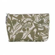 Cosmetic Bag | Abstract Gum | Linen | Large